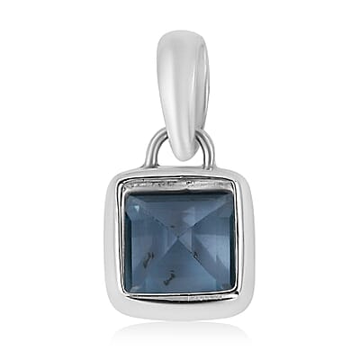 Bali Legacy Sky Blue Topaz Pendant in Sterling Silver 0.65 ctw