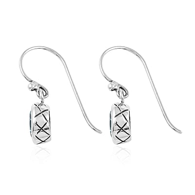 Bali Legacy Sky Blue Topaz Earrings in Sterling Silver 0.60 ctw