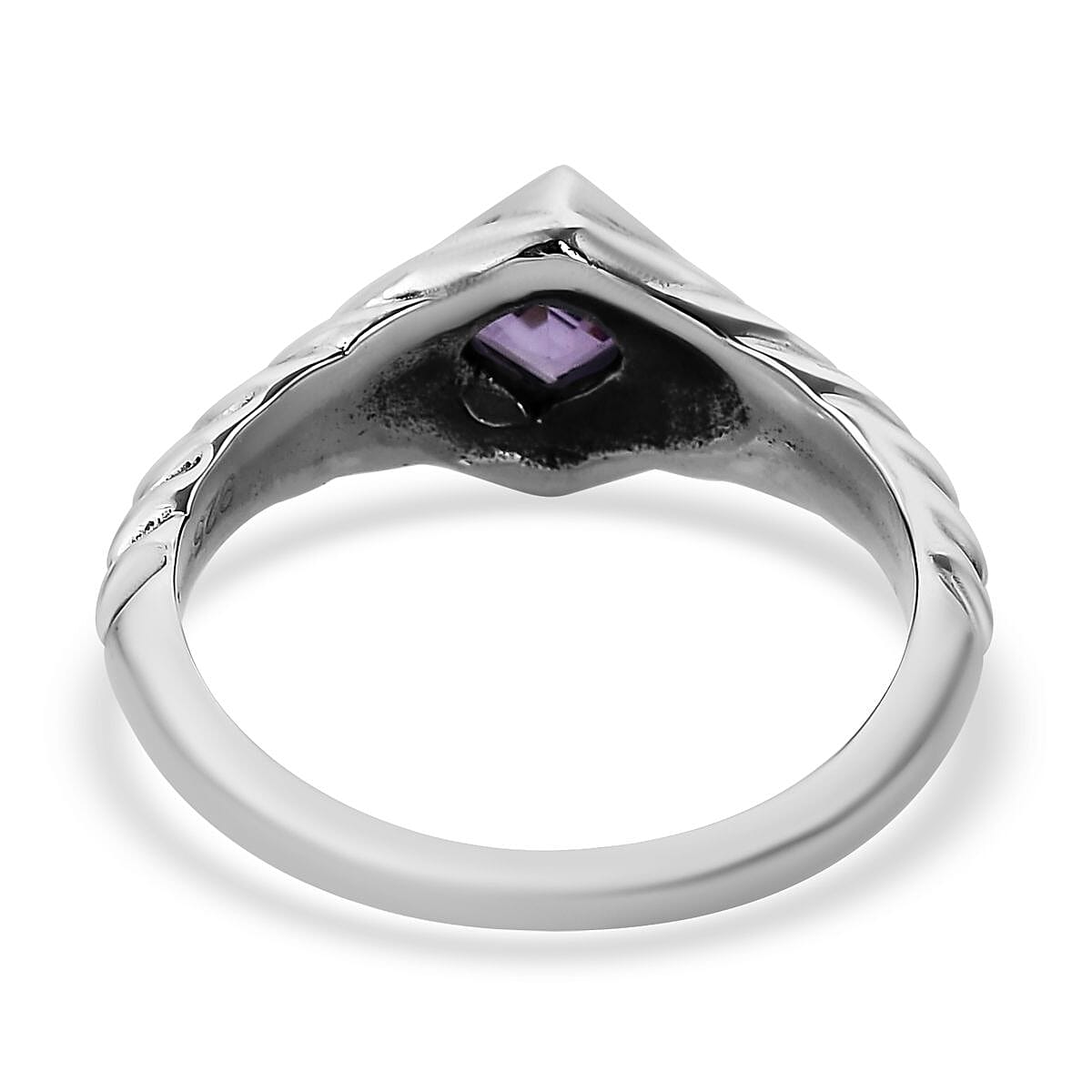 BALI LEGACY Amethyst Ring in Sterling Silver (Size 10.0) 0.15 ctw image number 4