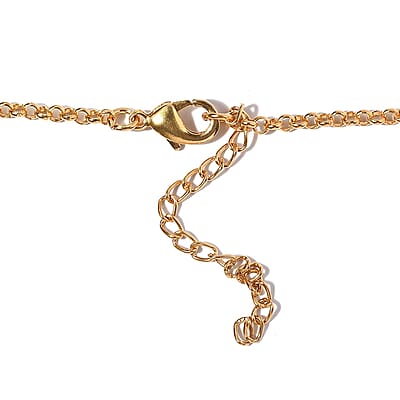 Tiger's Eye and Brazilian Citrine Beaded Necklace 18-20 Inches in 14K Yellow Gold Over Copper with Magnet 46.60 ctw