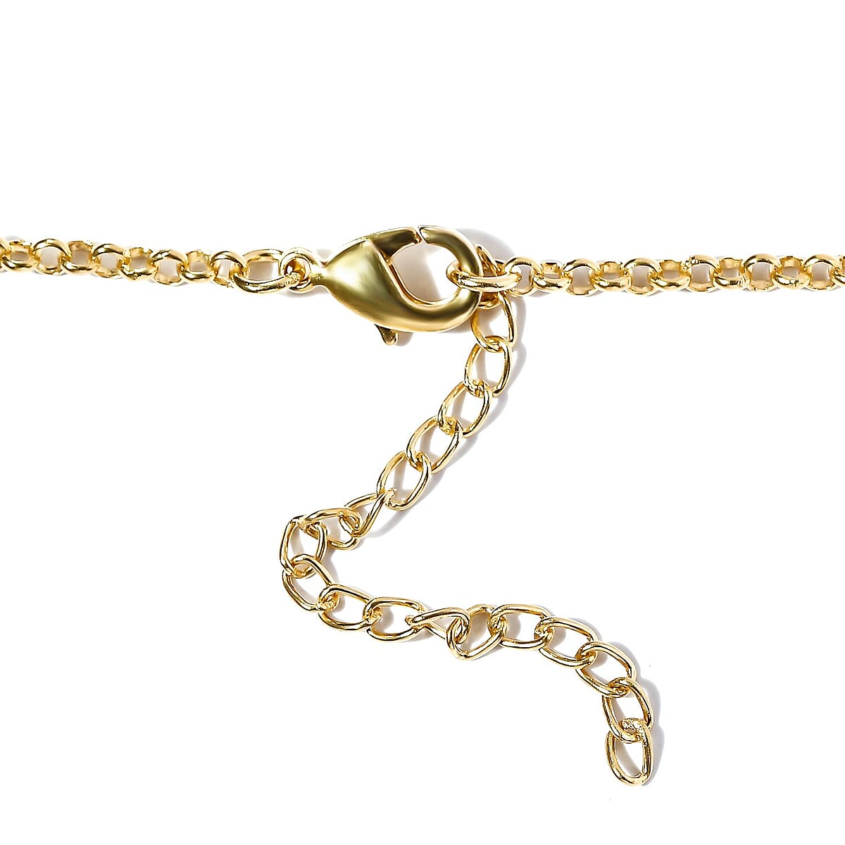 Malagasy Labradorite and Thai Black Spinel Beaded Necklace 18-20 Inches in 14K Yellow Gold Over Copper with Magnet 31.65 ctw image number 2