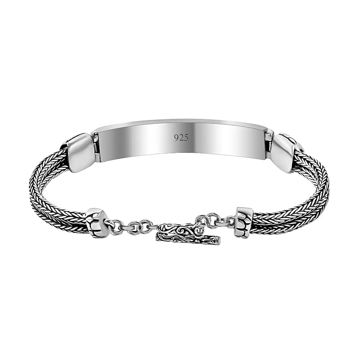 Bali Legacy Butterfly Bracelet in Sterling Silver, Silver Jewelry For Women, Stylish Bracelet in Silver (7.25 In) 15 Grams image number 4