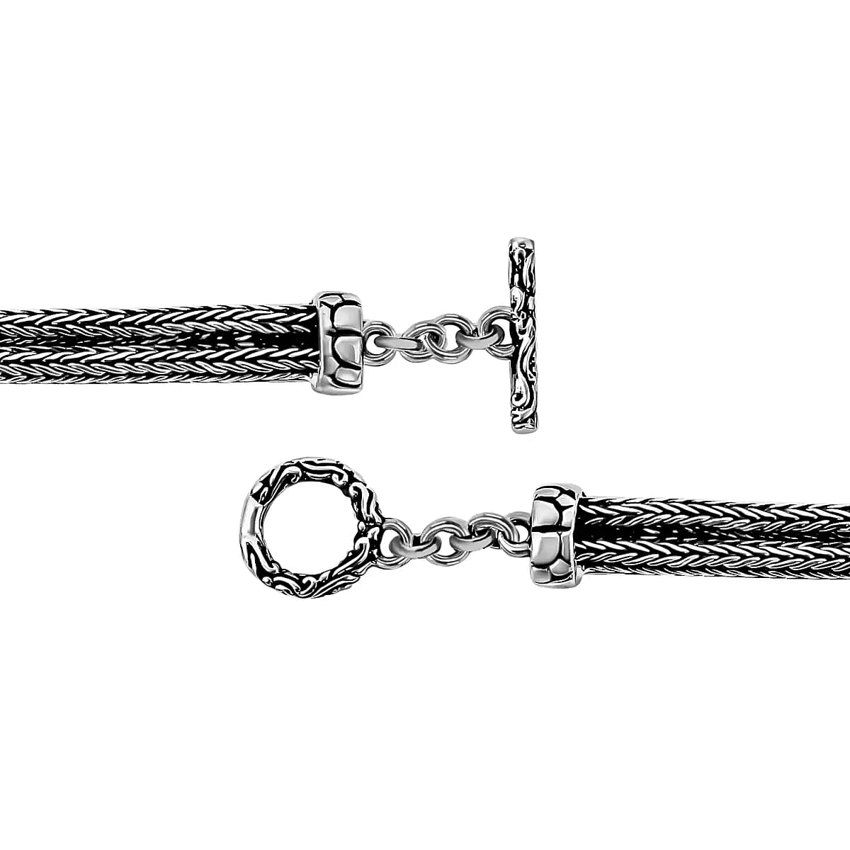 Bali Legacy Butterfly Bracelet in Sterling Silver, Silver Jewelry For Women, Stylish Bracelet in Silver (7.25 In) 15 Grams image number 5