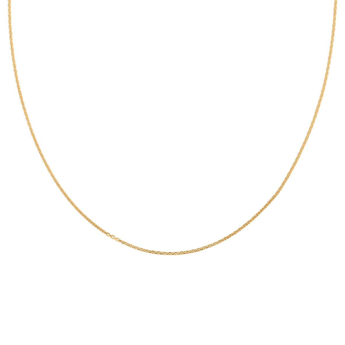 Maestro Gold Collection Italian 14K Yellow Gold 1.5mm Diamond-Cut Link Necklace 22 Inches 3 Grams image number 3