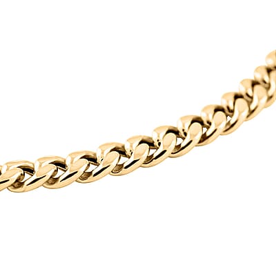 Italian 10K Yellow Gold 4mm Miami Cuban Bracelet (8.00 In)
