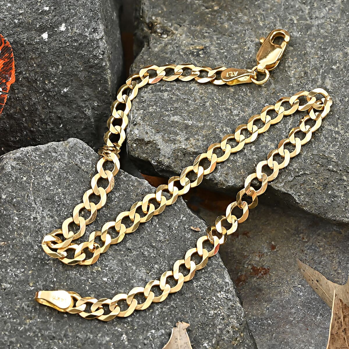 Italian 14K Yellow Gold 4.3mm Miami Cuban Bracelet (8.00 In) 3.40 Grams image number 1