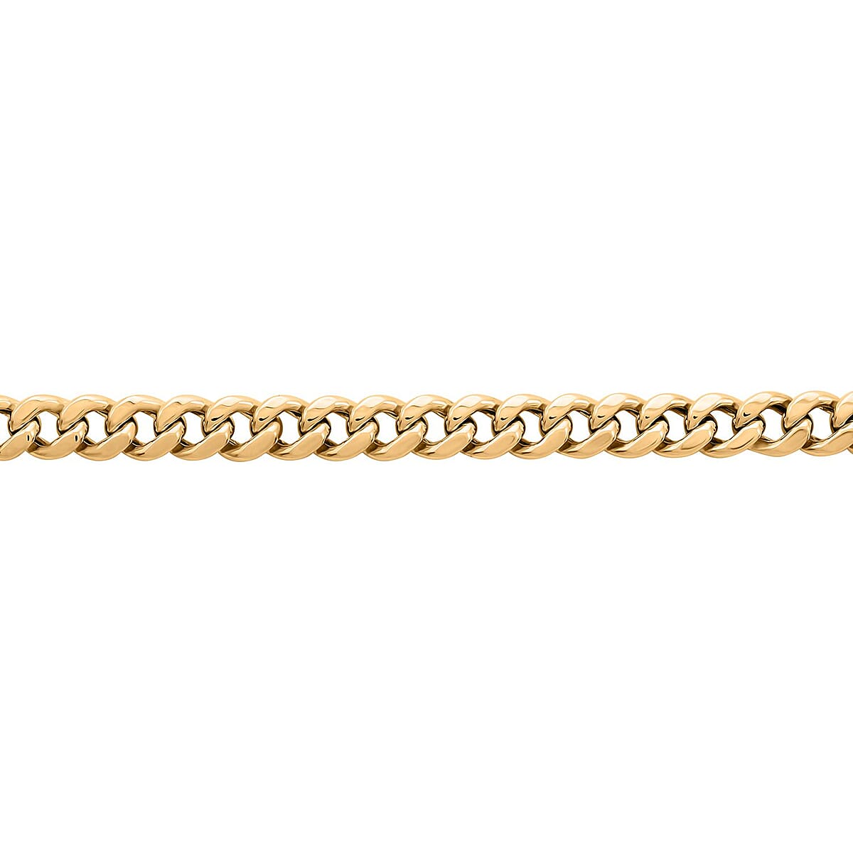 Italian 10K Yellow Gold 4mm Miami Cuban Bracelet (8.00 In) 3.10 Grams image number 2