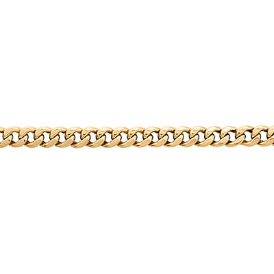 Italian 10K Yellow Gold 4mm Miami Cuban Bracelet (8.00 In) 3.10 Grams