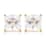 14K Yellow Gold Lab Created White Sapphire Stud Earrings 1.20 ctw