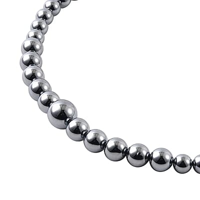 Beads Necklace, Terahertz Beads Necklace, Graduation Necklace, Sterling Silver Necklace For Women, Princess Length Necklace, with Magnetic Lock Necklace 182.50 ctw