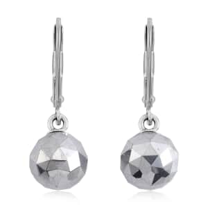 Terahertz Trapezoid Lever Back Earrings in Sterling Silver 27.50 ctw