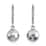 Terahertz Trapezoid Lever Back Earrings in Sterling Silver 27.50 ctw