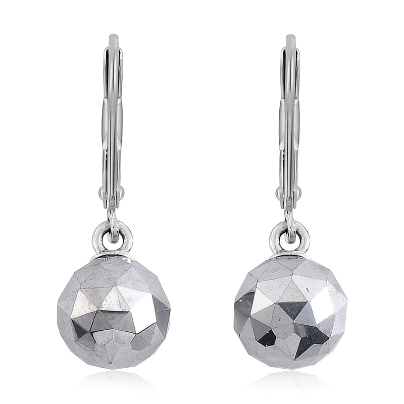 Terahertz Lever Back Earrings in Sterling Silver 27.50 ctw