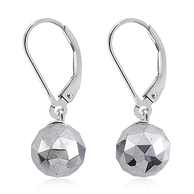 Terahertz Lever Back Earrings in Sterling Silver 27.50 ctw