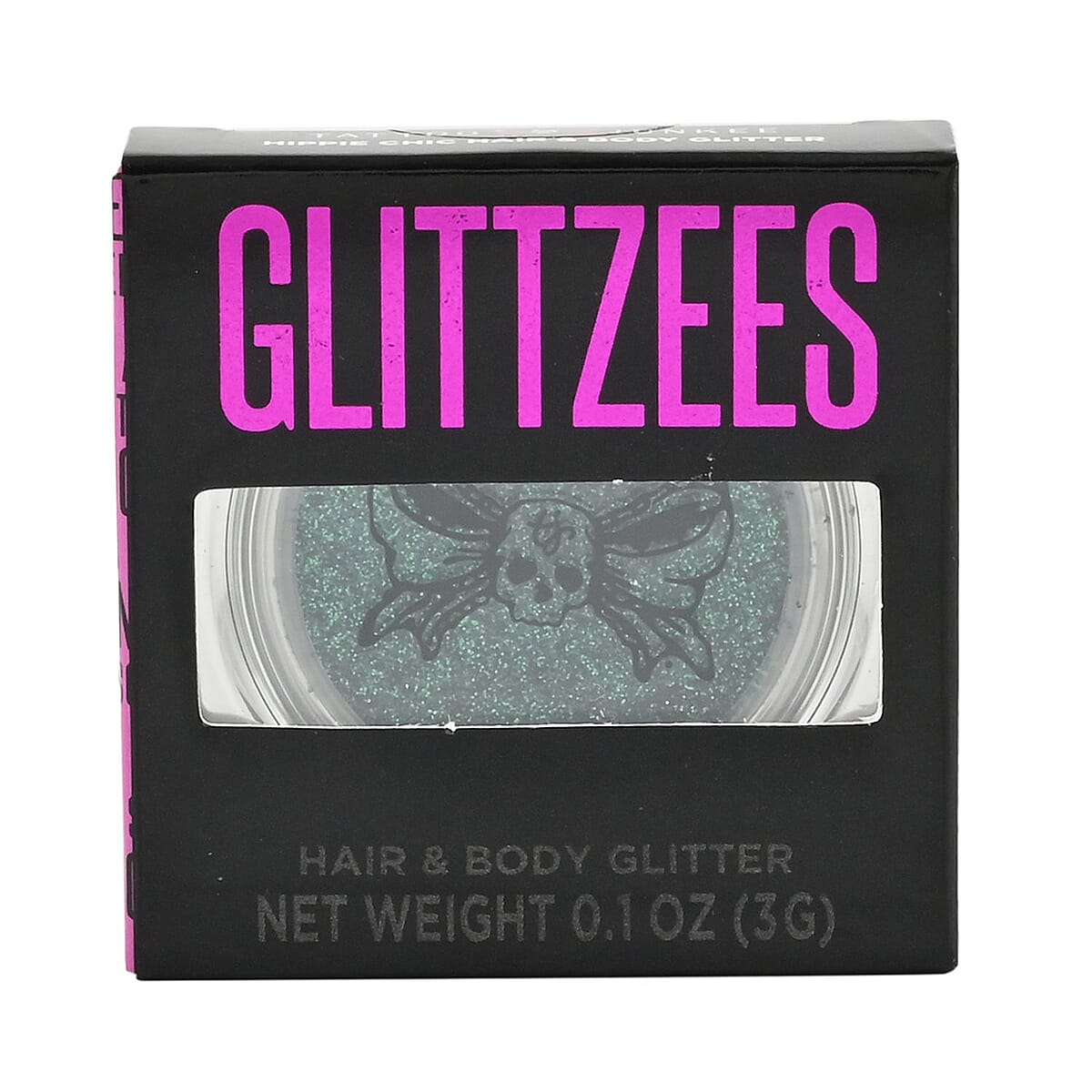Closeout Tattoo Junkee Hair and Body Glitter-Teal image number 2