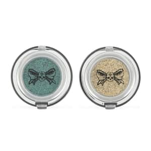 Closeout Tattoo Junkee Set of 2 Hair and Body Glitter-Teal and Golden