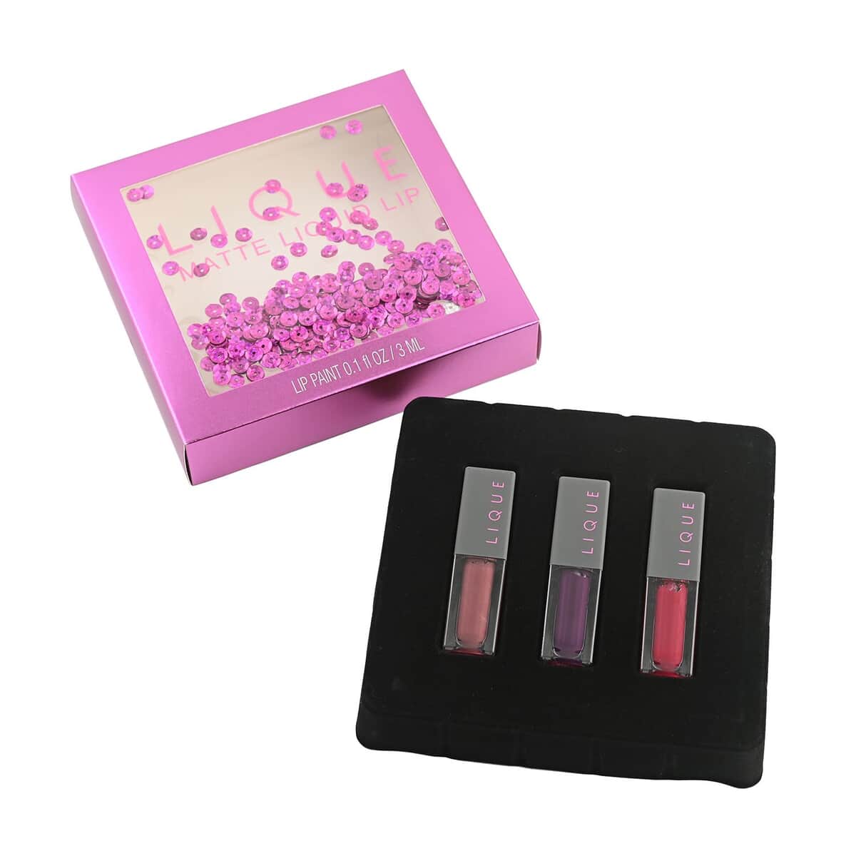 Closeout Lique Set of 3 Matte Liquid Lips image number 4