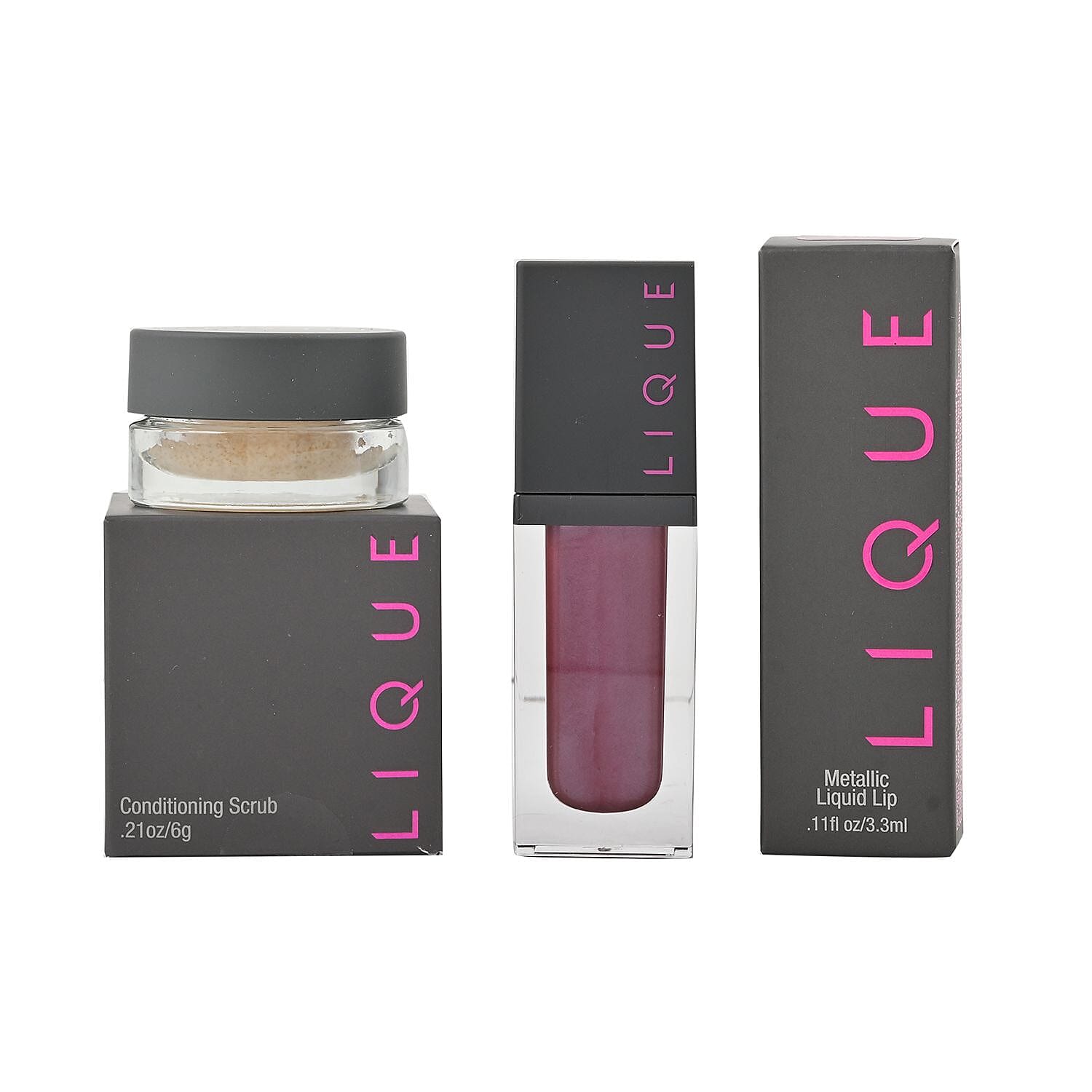 Closeout Lique Set of 2 Conditioning Scrub & Liquid Lip