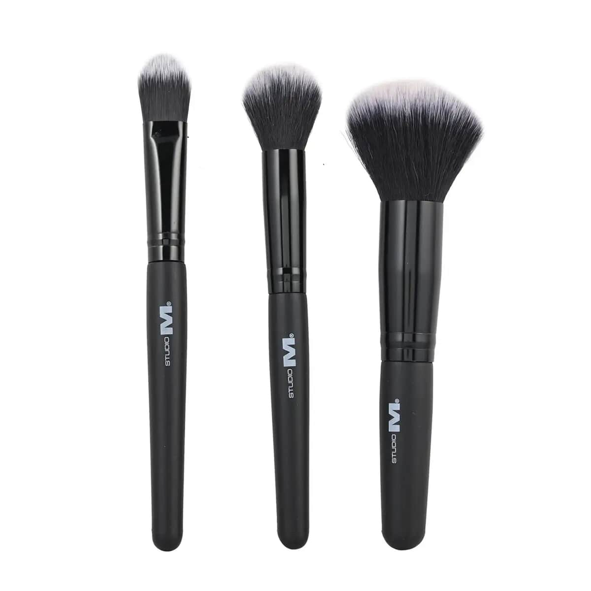 Closeout Studio M Set of 3 Makeup Brushes (Powder, Total Face, Foundation Brush) image number 0