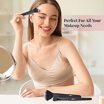 Closeout Studio M Set of 3 Makeup Brushes (Powder, Total Face, Foundation Brush)