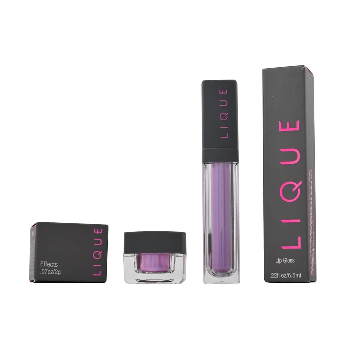 Closeout Lique 2 Piece Makeup Set (Lip Gloss & Liquid Effect) image number 0