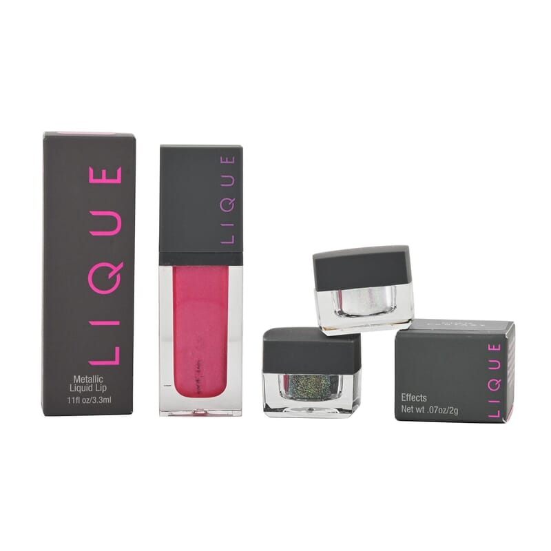Closeout Lique Set of 1 Liquid Lip and 2 Effect Powders