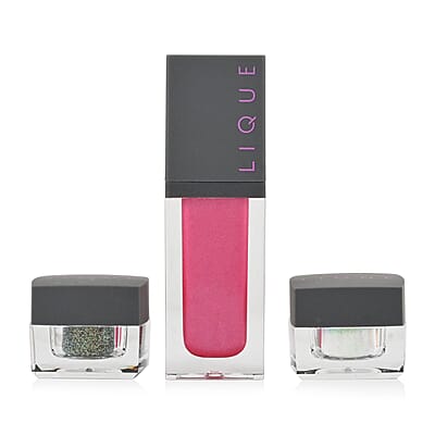 Closeout Lique Set of 1 Liquid Lip and 2 Effect Powders