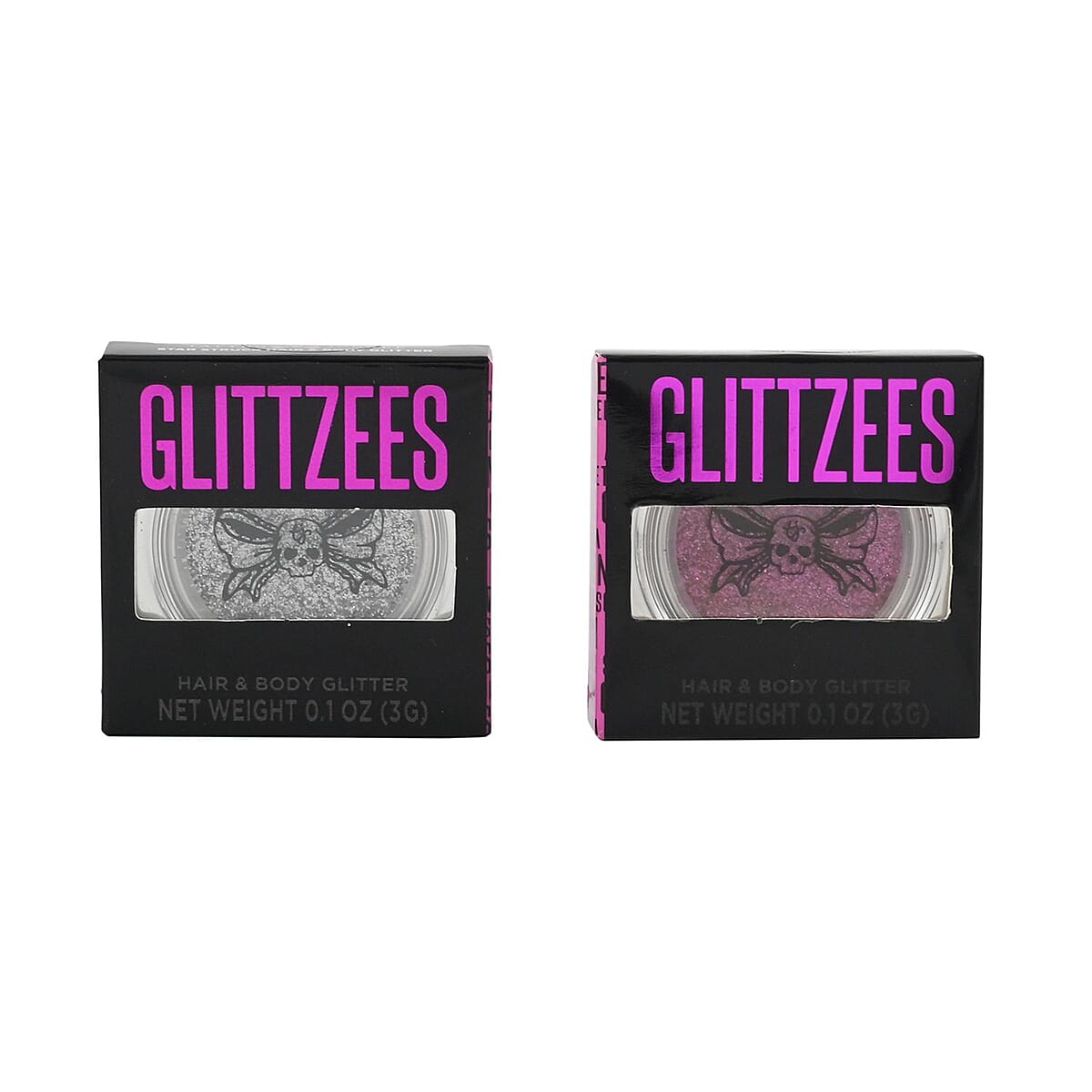 Closeout Tattoo Junkee Set of 2 Hair and Body Glittler image number 0