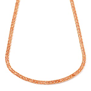 Simulated Champagne Diamond Bolo Necklace in Goldtone 16-28 Inches