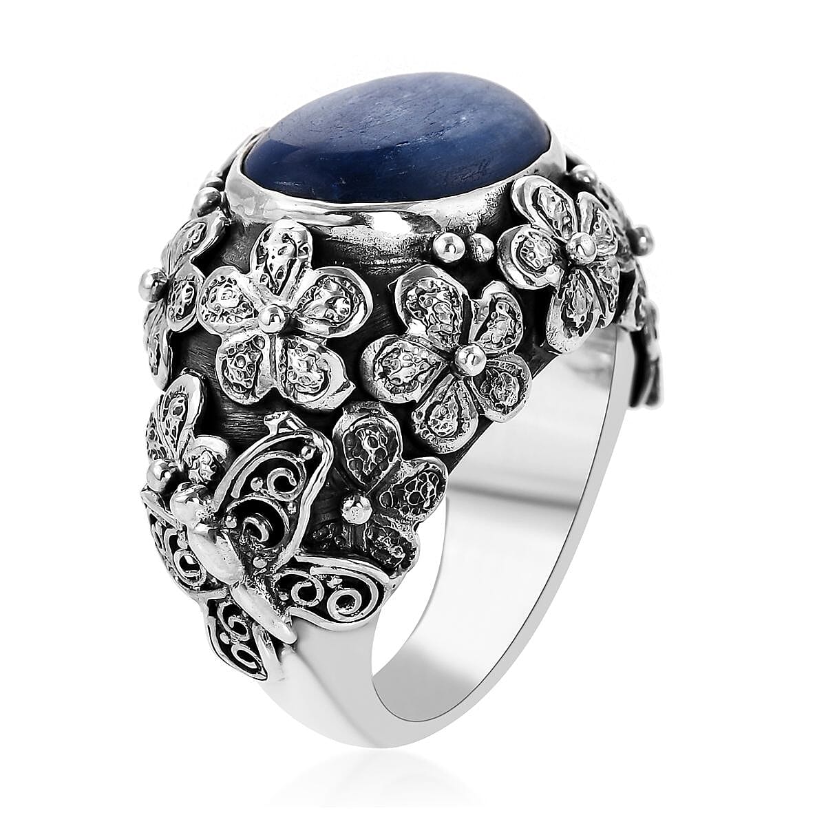 BALI LEGACY Himalayan Kyanite Ring in Sterling Silver 15.90 Grams 11.80 ctw image number 3