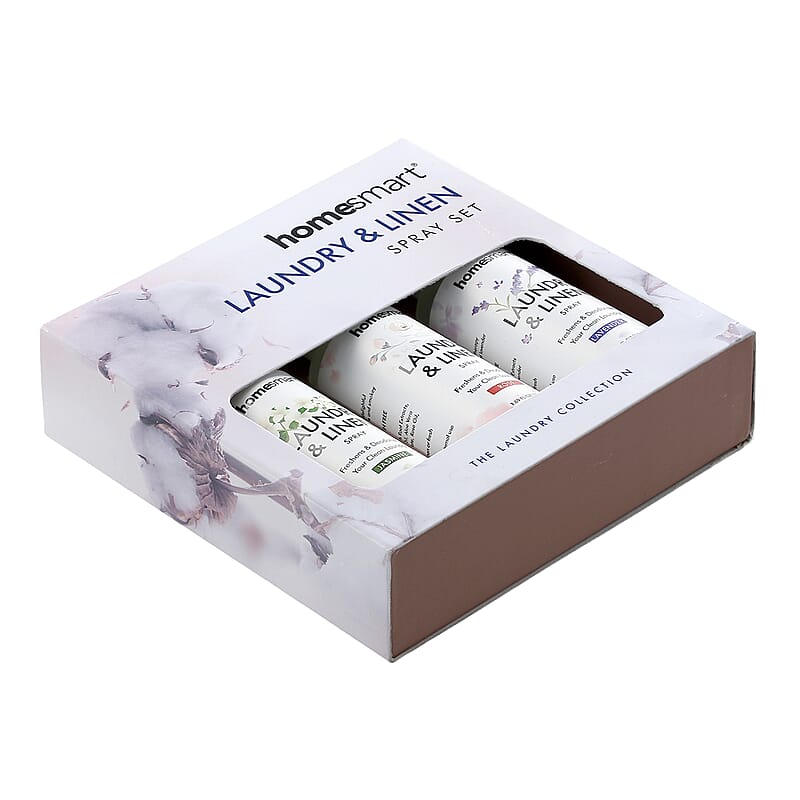 Homesmart Set of 3 Pillow Spray Fragrance: Lavender, Rose, Jasmine - 50 ml