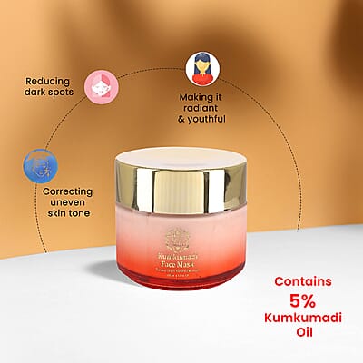 Kumkumadi Face Mask with Saffron & Lotus Extracts 3.30oz