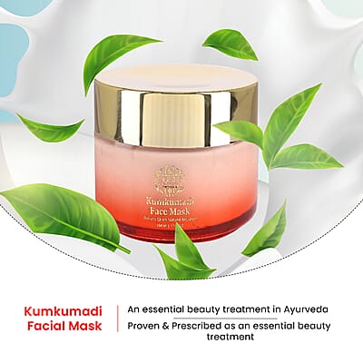 Kumkumadi Face Mask with Saffron & Lotus Extracts 3.30oz