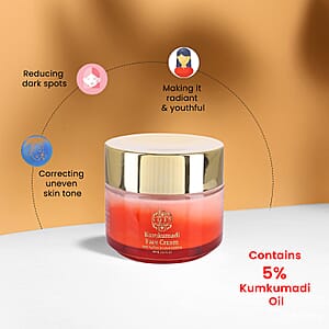 Marigold and Lotus Kumkumadi Face Cream with Saffron & Lotus Extracts 3.30oz