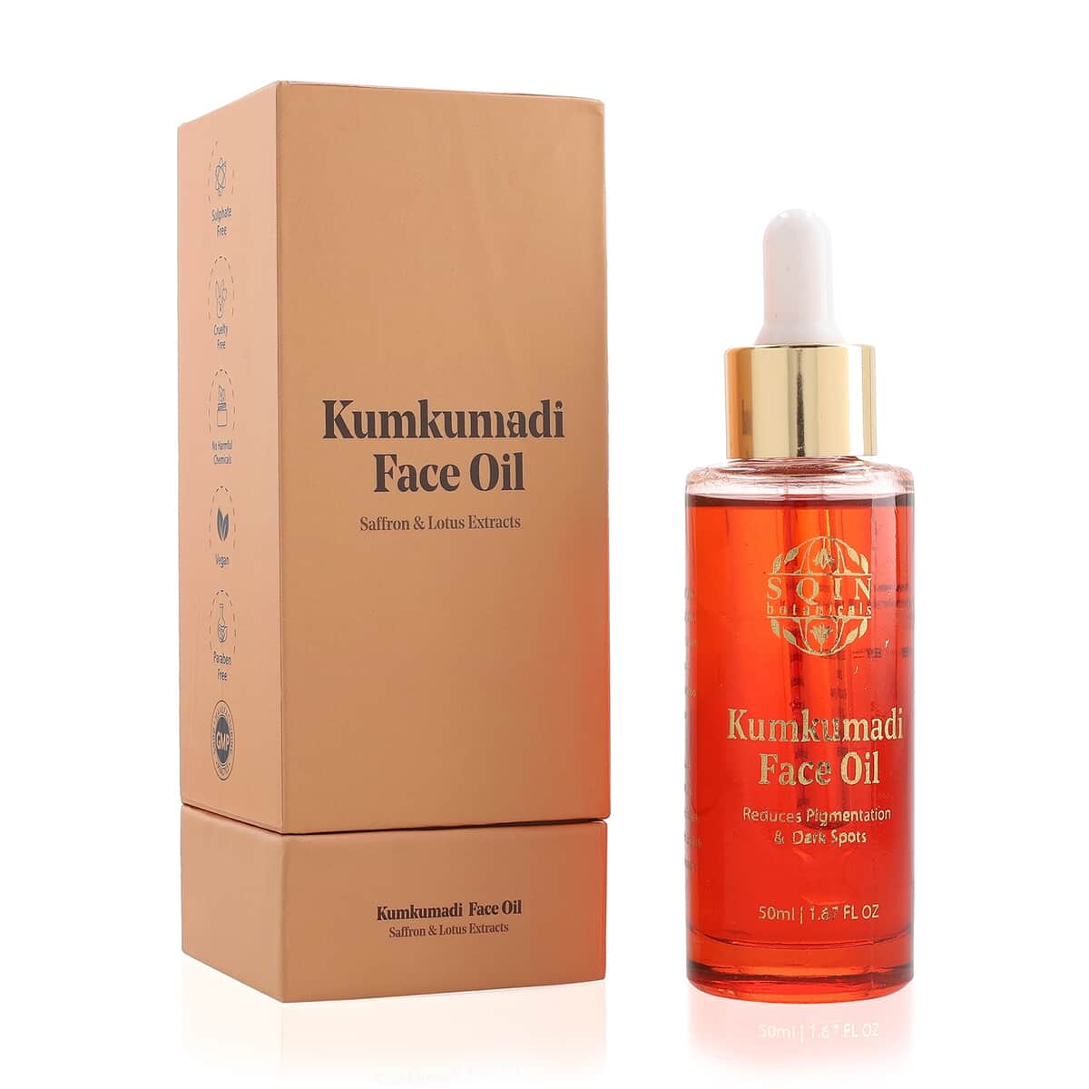 Bargain Deal Kumkumadi Face Oil with Saffron & Lotus Extracts 1.67oz image number 0