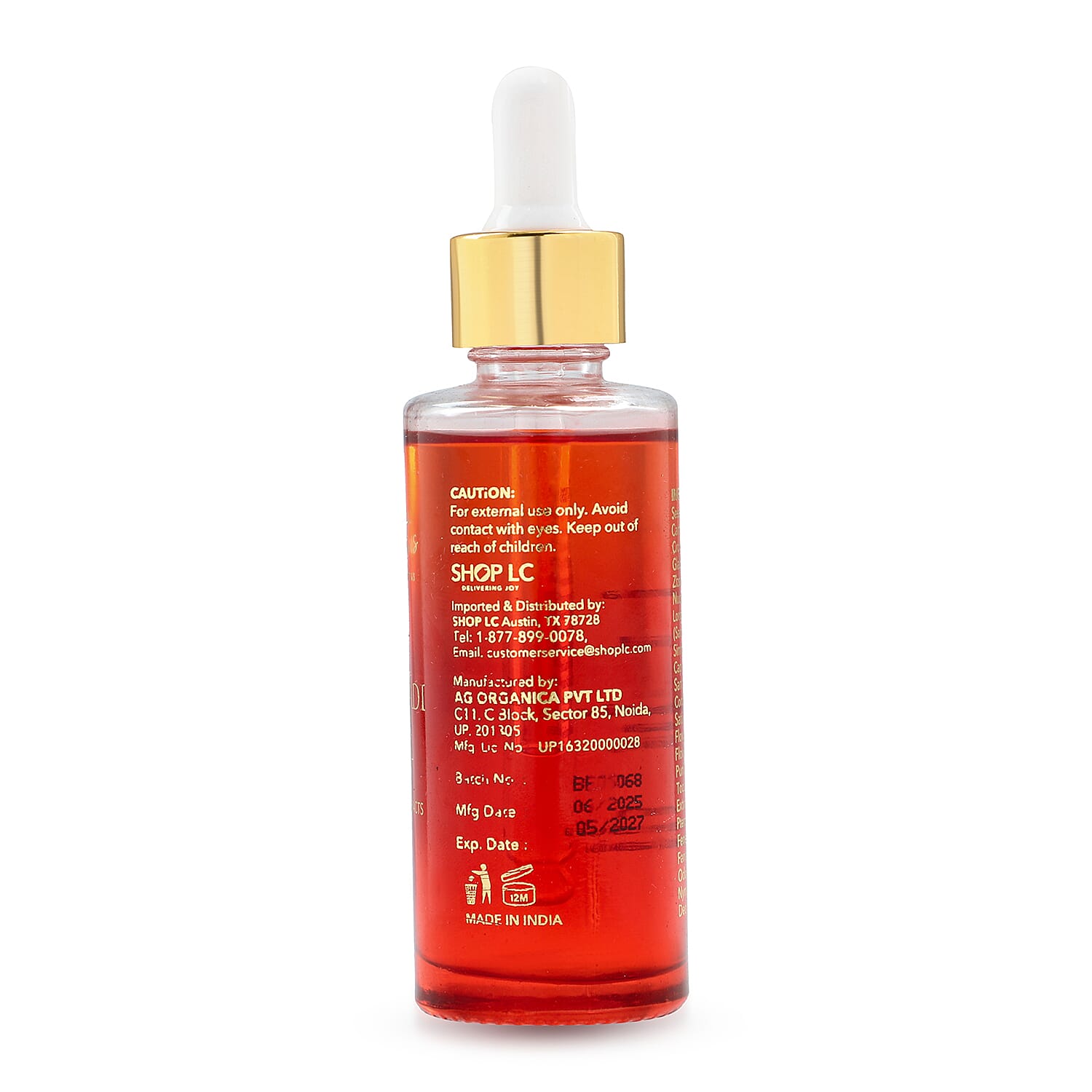 Marigold and Lotus Kumkumadi Face Oil with Saffron & Lotus Extracts 1.67oz