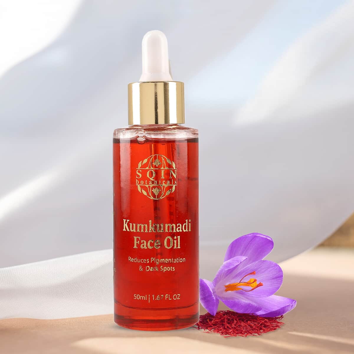 Bargain Deal Kumkumadi Face Oil with Saffron & Lotus Extracts 1.67oz image number 1