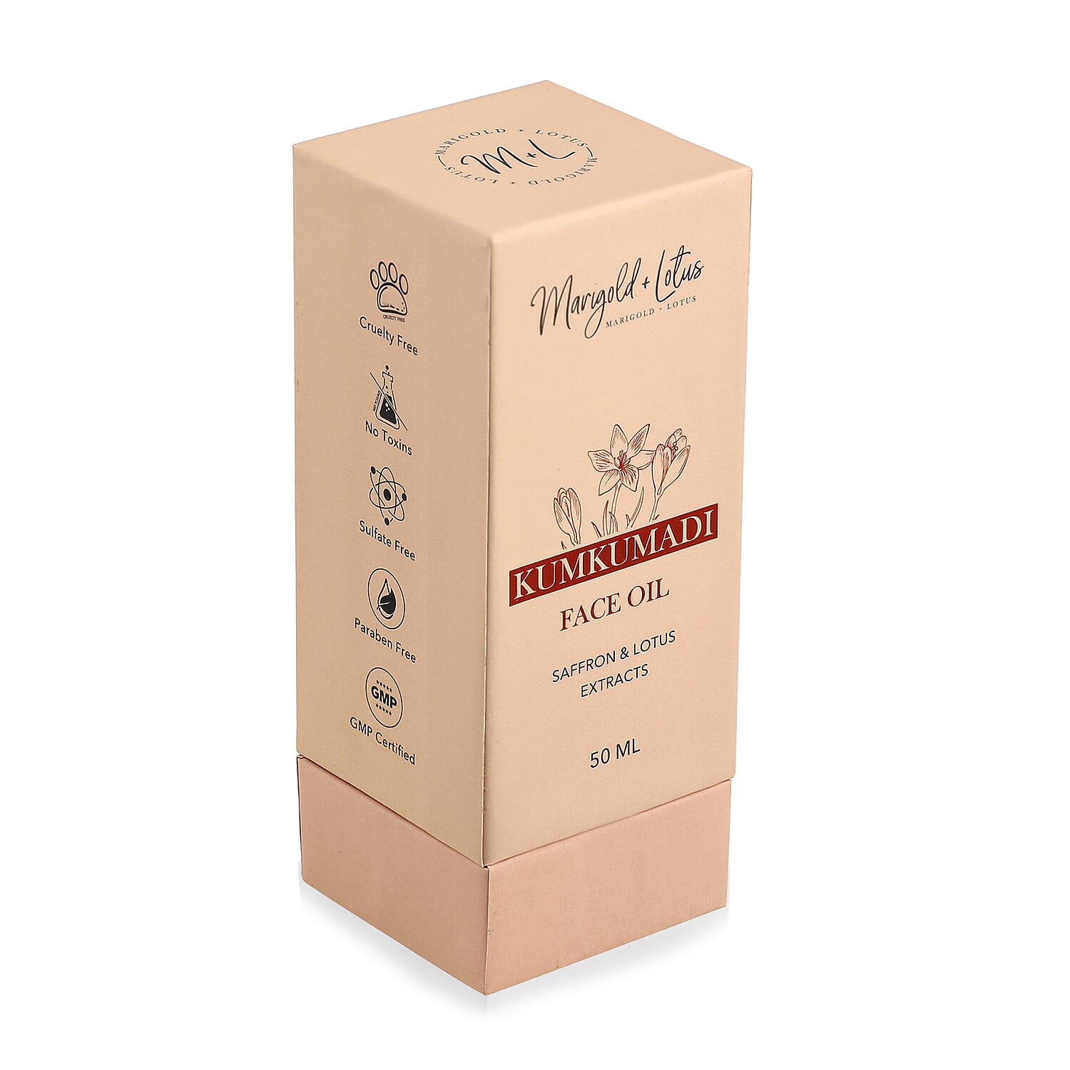 Marigold and Lotus Kumkumadi Face Oil with Saffron & Lotus Extracts 1.67oz