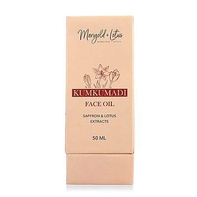 Marigold and Lotus Kumkumadi Face Oil with Saffron & Lotus Extracts 1.67oz