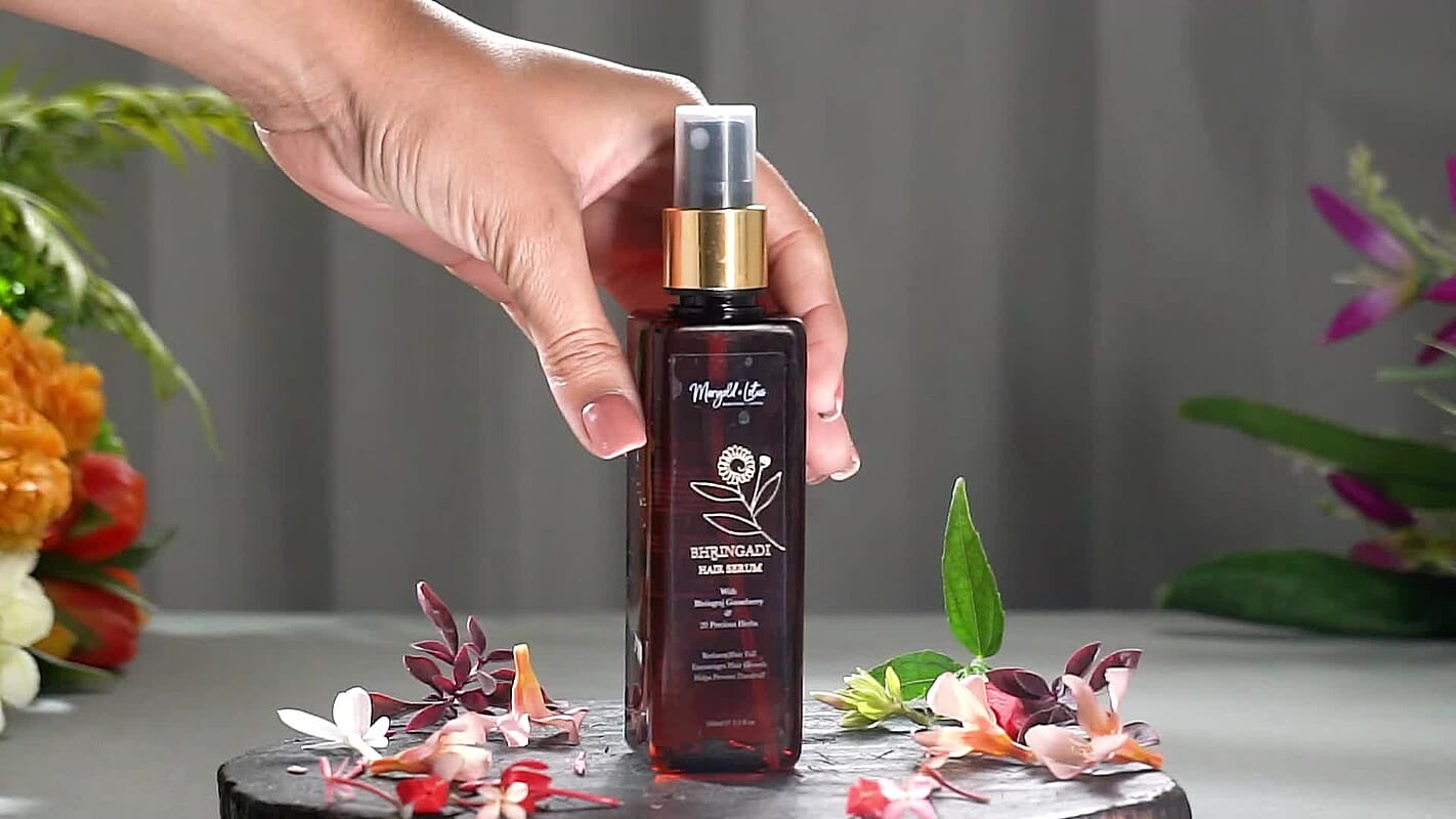 Marigold & Lotus Bhringadi Hair Serum Volume 3.3oz
