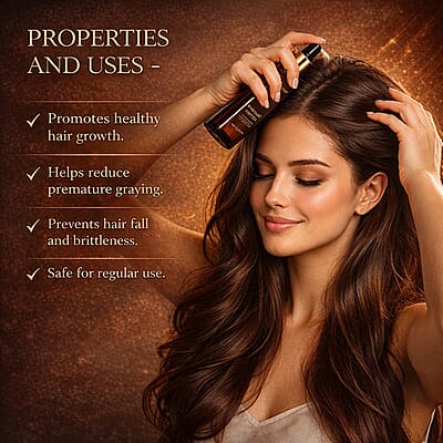 Marigold & Lotus Bhringadi Hair Serum Volume 3.3oz
