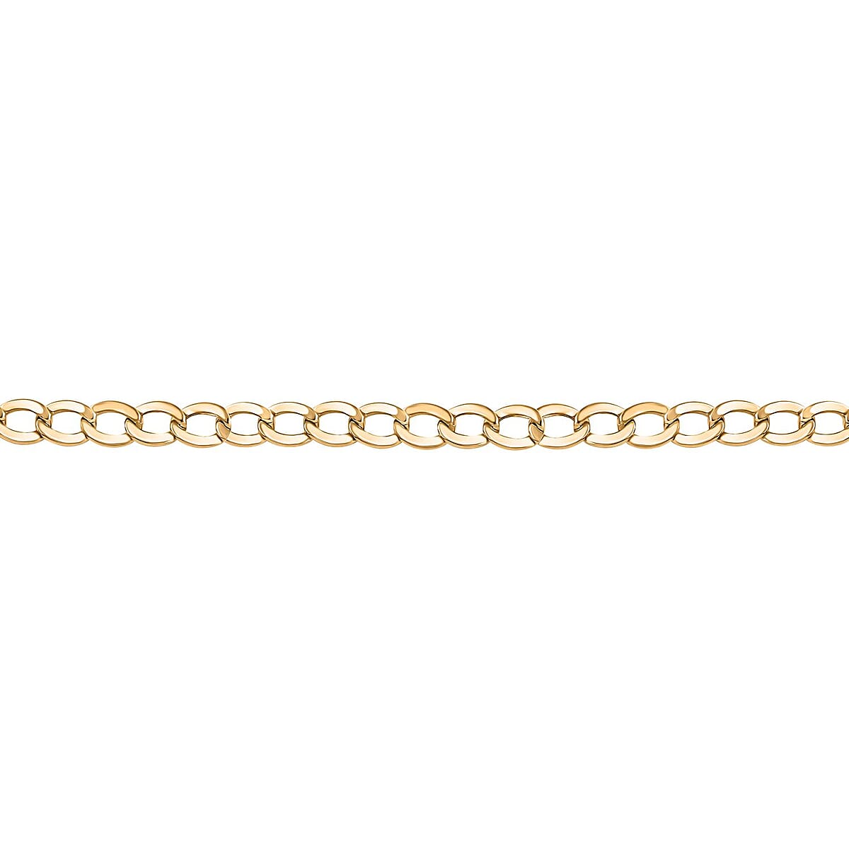 10K Yellow Gold 3.5mm Cuban Chain Bracelet (8.00 In) 1.9 Grams image number 2