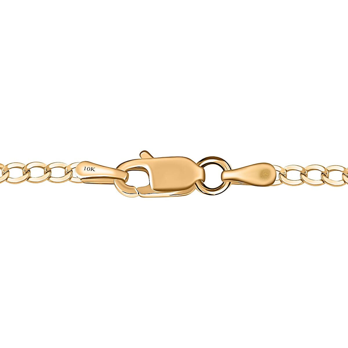10K Yellow Gold 3.5mm Cuban Chain Bracelet (8.00 In) 1.9 Grams image number 3