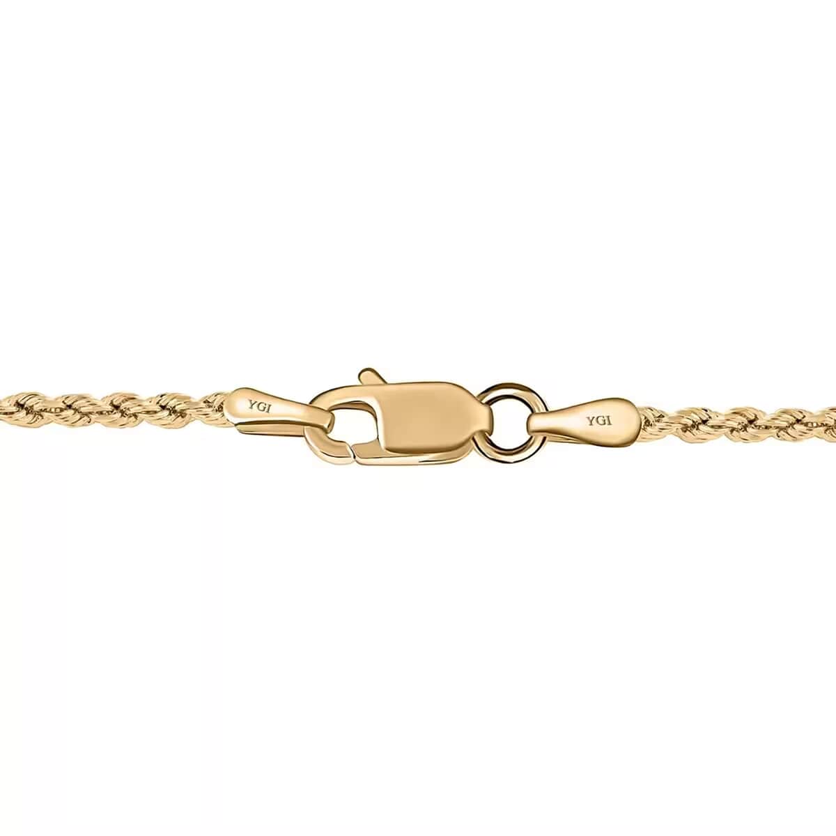 Doorbuster 3mm Rope Bracelet in 10K Yellow Gold (7.50 In) 2.30 Grams image number 8