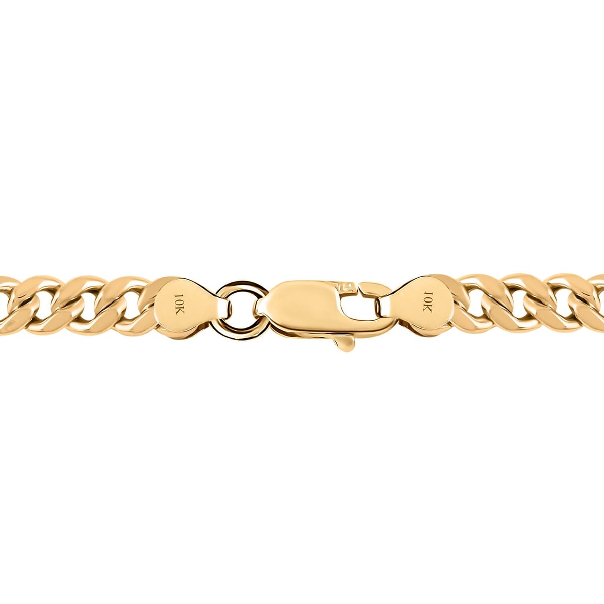 10K Yellow Gold 3.75 mm Miami Cuban Bracelet (7.00 In) 2.60 Grams image number 3