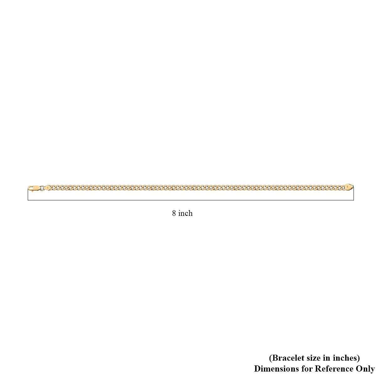 10K Yellow Gold 3.75 mm Miami Cuban Bracelet (8.00 In) 2.90 Grams image number 4