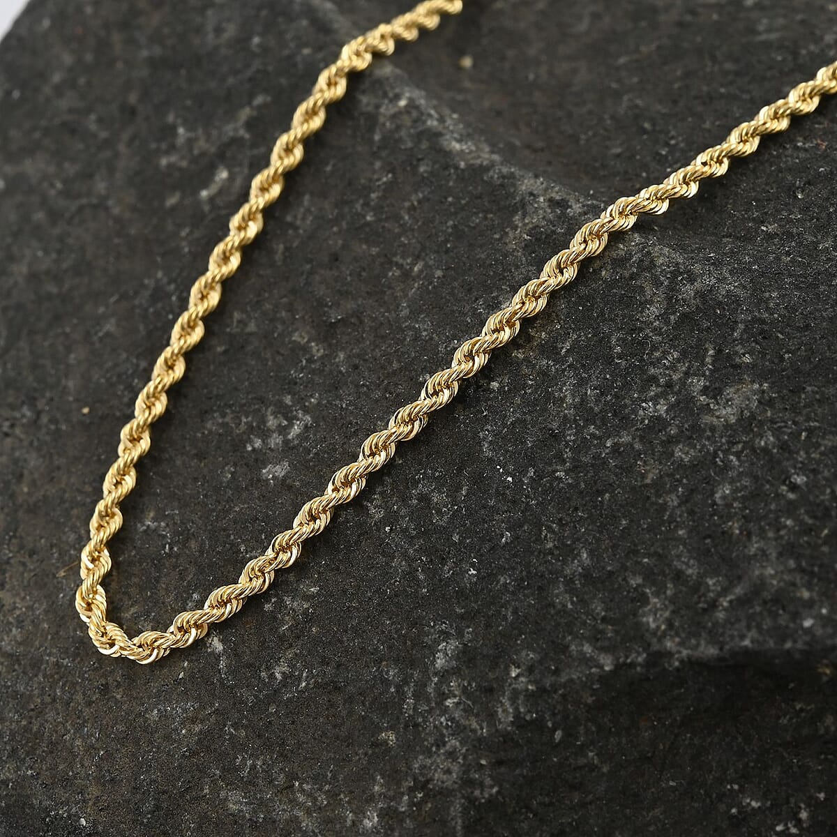 Buy 10K Yellow Gold Quint Rope Chain Necklace Gold Quint Rope