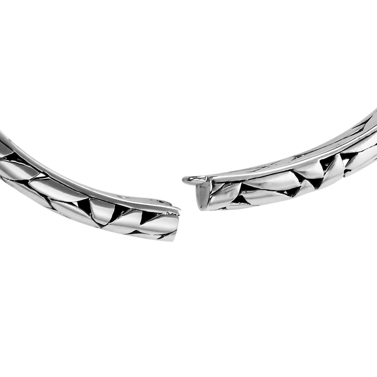 Bali Legacy Sterling Silver Floral Bracelet (7.25 In) 19.3 Grams image number 5