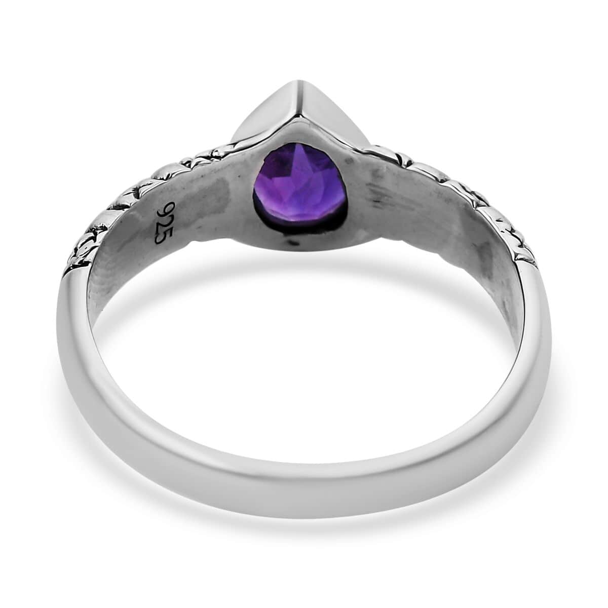 BALI LEGACY Amethyst Ring in Sterling Silver 1.00 ctw image number 4