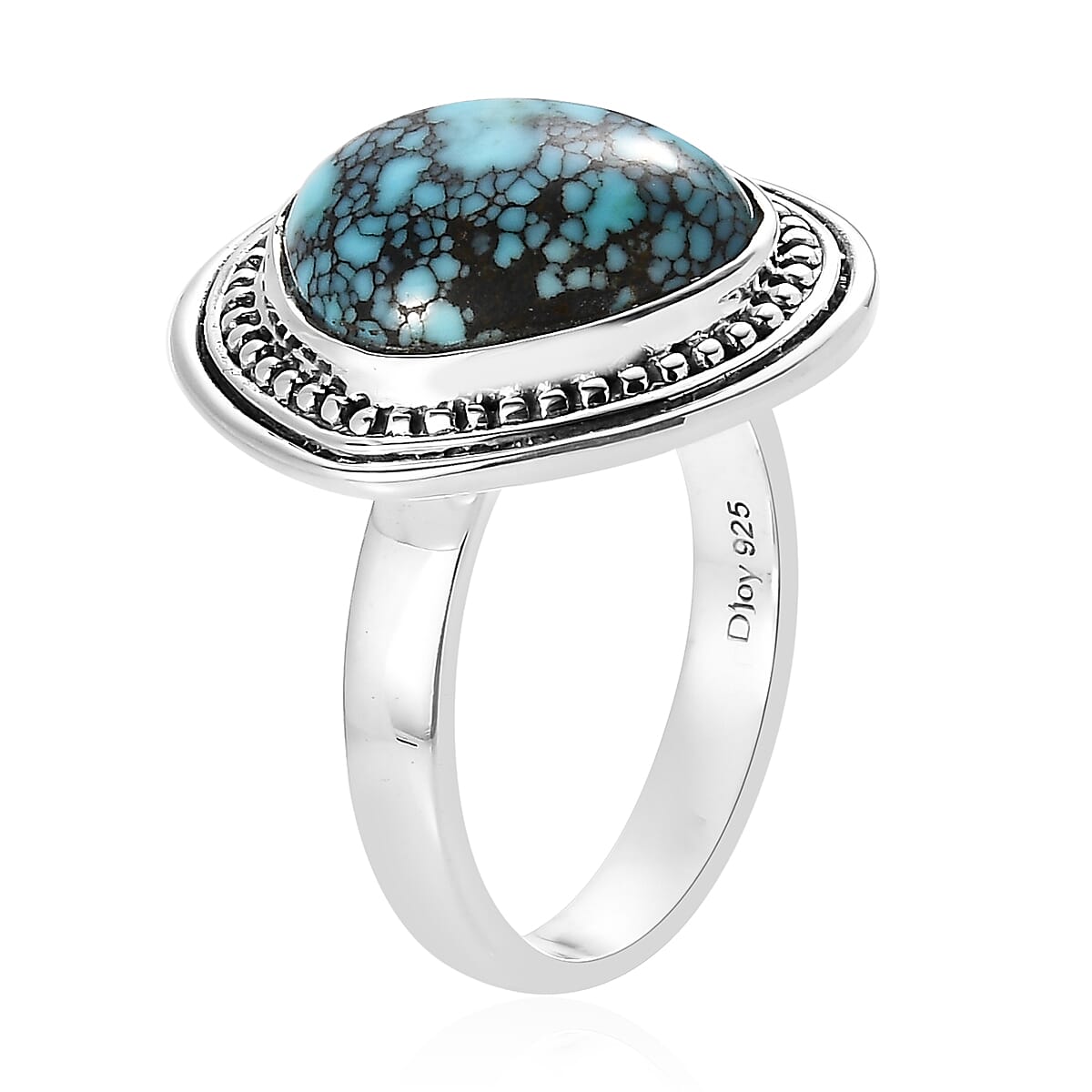 Artisan Crafted Blue Moon Turquoise Ring in Sterling Silver (Size 10.0) 4.75 ctw